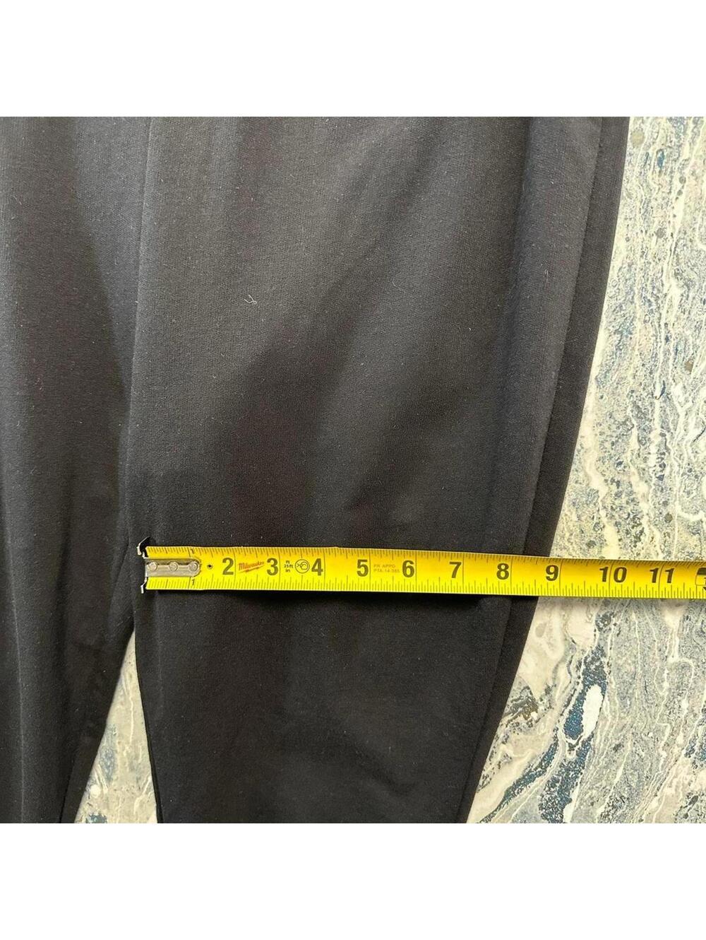 Minimalist boho casual black sweatpants (XL) - Picture 6 of 7